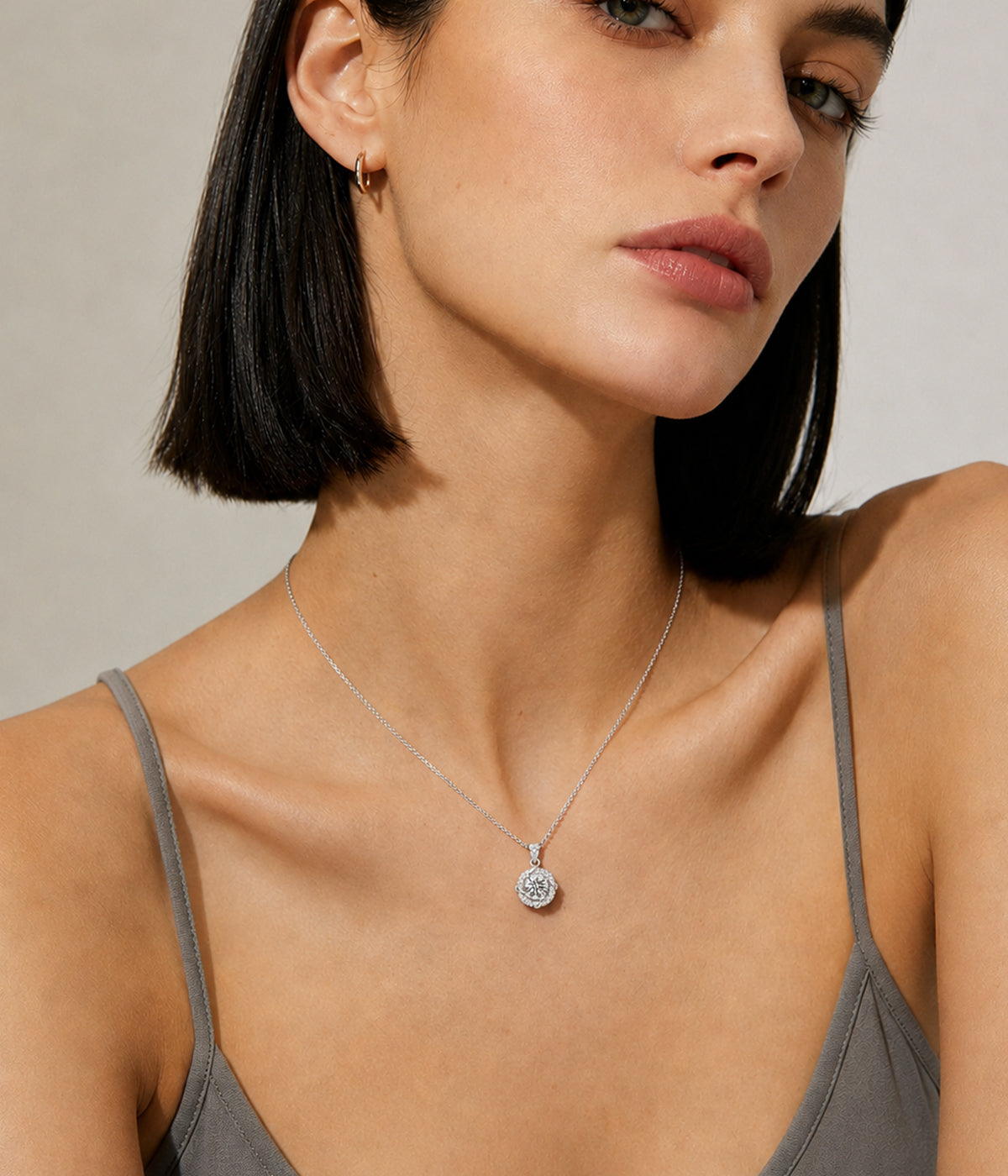 Choccy Kiss “Black Kiss” Starshine S925 Sterling Silver Necklace