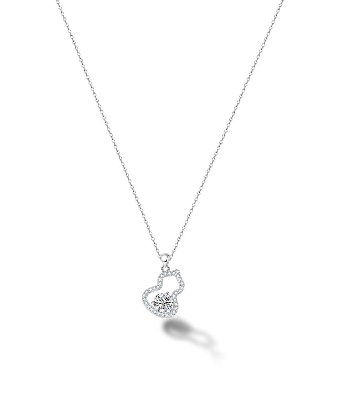 Choccy Kiss “Black Kiss” Radiant Gourd S925 Sterling Silver Necklace