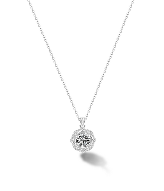 Choccy Kiss “Black Kiss” Starshine S925 Sterling Silver Necklace