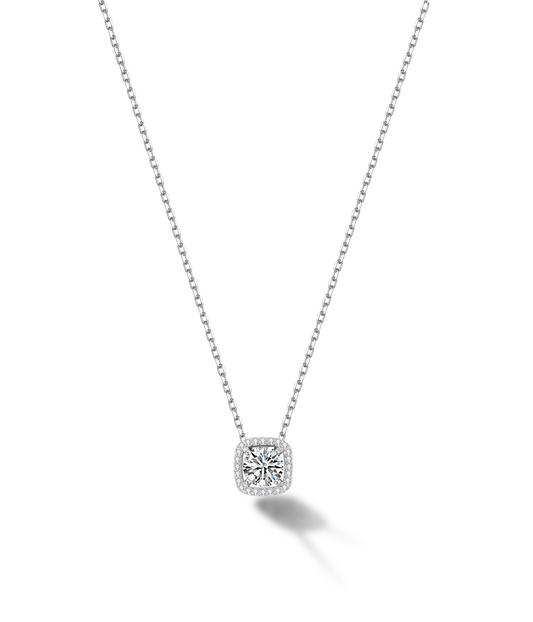 Choccy Kiss “Black Kiss” Rock Candy S925 Sterling Silver Necklace