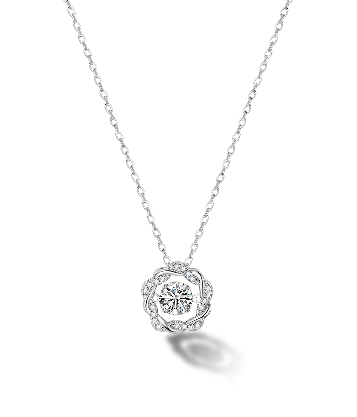 Choccy Kiss “Black Kiss” Möbius S925 Sterling Silver Necklace